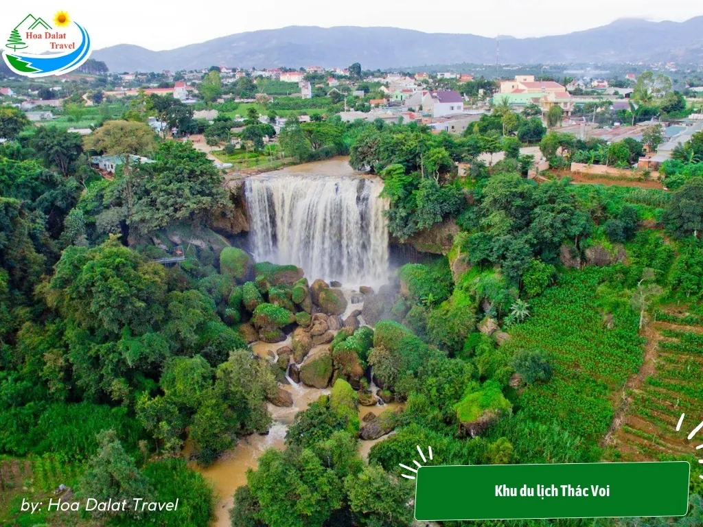 Thác Voi hùng vĩ ở Nam Ban